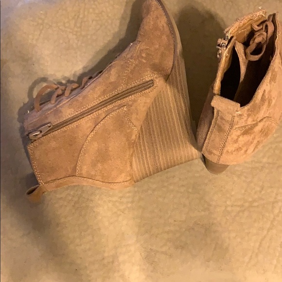 A New Day- suede lace up ankle boots - Picture 3 of 6